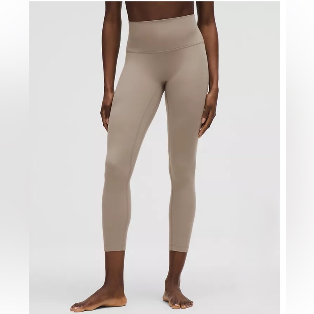 NWT lululemon athletica Align No Line HR Pant 25” Leggings, warm ash grey